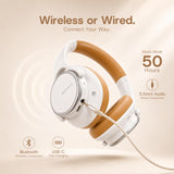XMENHA ANC Wireless Bluetooth Hybrid Active Noise Cancelling Headphones Green Over the Ear Earphones Sound Cancelling Headphone Headset with Noise Cancellation for Airplane Travel Gym Game Adults