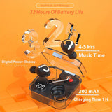 XMENHA True Wireless Bluetooth Earbuds with Microphone - Discreet Tiny Earbuds for Small Ears - Designed for Working Out