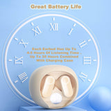 XMENHA Wireless Small Earbuds for Small Ear Canals Bluetooth Mini Tiny Smallest Headphones Ear Buds for Small Ears Comfortable Wireless Discreet Ear Buds Invisible Earbuds for Work
