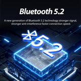 XMENHA Small Invisible in-Ear Wireless Single Earbud Mini Single Bluetooth Invisible Earbuds for Small Ear Bluetooth Earpiece Tiny Headset with Mic Micro Earphones Smallest Single Headphones