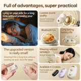 XMENHA Invisible Sleep Earbuds for Side Sleepers Sleeping Hidden Headphones Flat Tiny Discreet Micro Mini Small Earbuds Ear Buds Wireless Bluetooth for Small Ears Canals Women Work Sleeping On Side