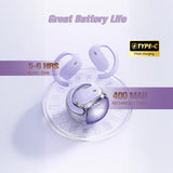 XMENHA Over Ear Open Ear Earbuds Wireless Bluetooth Open Ear Headphones Out of Ear Bone Conduction Earbuds Over The Ear Wireless Bluetooth Bone Conduction Headphones Earphones