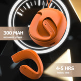 XMENHA OWS Open Ear Bluetooth Earbuds, Hanging Earphones 5.4, Over the Ear Air Bone Conduction Headphones, Wireless Running Outer Ear Buds for Small Ears