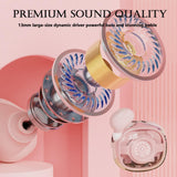 XMENHA Wireless Mini Small Earbuds Invisible Hidden Headphones For Work Bluetooth Tiny Earbuds for Small Ears Discreet Bluetooth Ear Buds Earphones Invisible Earbuds For Small Ear Canals