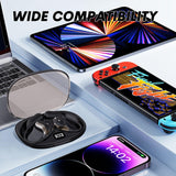 XMENHA Out of Ear Open Ear Headphones OWS Hanging Earphones Wireless Bluetooth 5.4 Running Earbuds with Earhooks Outside Ear Earphones Over The Ear Wireless Ear Buds for Sport Air Bone Conduction Headphones