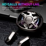 XMENHA Wireless Gaming Open Ear Buds Translation Earbuds Real Time with Ultra-Fine Ear Hooks Loops, Mecha Wrap Around Over the Ear Earbuds Bone Air Conduction Headphones Earphones Wireless Bluetooth
