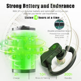 XMENHA Sport Neck Headphones Wireless Bluetooth Running Sports Earbuds with Ear Hooks Earhooks Ear Buds with Ear Loops Wrap Around Over The Ear Earbuds Wireless Bluetooth Running Headphones