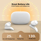 XMENHA Wireless Bluetooth Small Sleeping Sleep Earbuds for Side Sleepers Soft ENC Noise Cancelling Earbuds Bluetooth Noise canceling Ear Buds Sleeping Sleep Earphones Tiny Headphones