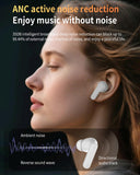 XMENHA True Wireless Earbuds Bluetooth Headphones with Touch Screen Blue Tooth Ear Buds Earphones for iPhone Android ANC Active Noise Cancelling Smart Earbuds Ear Phones