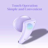 XMENHA Kids Cute Wireless Earbuds Kawaii Hearts Shaped Blue Tooth Ear Buds Unique Design Headphones for iPhone Android Kids Girl Friends